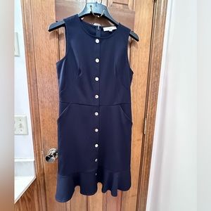 LOFT BLACK SLEEVELESS DRESS SIZE 6